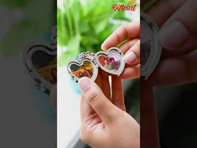 Personalised Heart Photo Frame Keychain