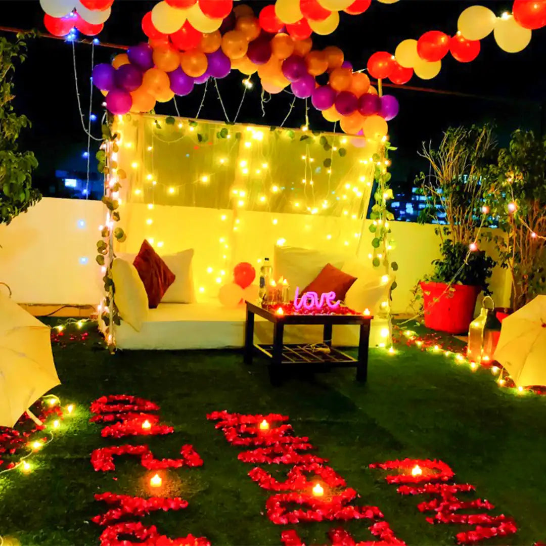 Private Rooftop Candlelight Dinner (Delhi/NCR only)
