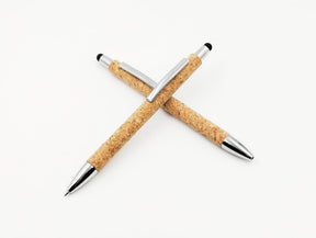 Cork stylus pen