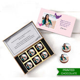 Sorry Gift and  Photo Printed Gift Idea Chocolate with Personalised Name