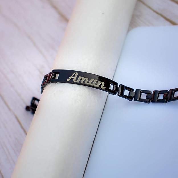 Custom Name Bracelet for Boyfriend