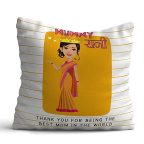 Mummy Rani Cushion Cover for Mom