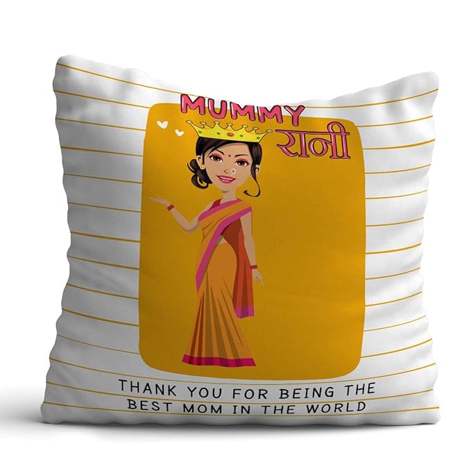 Mummy Rani Cushion Cover Gift for Mother's Day 5