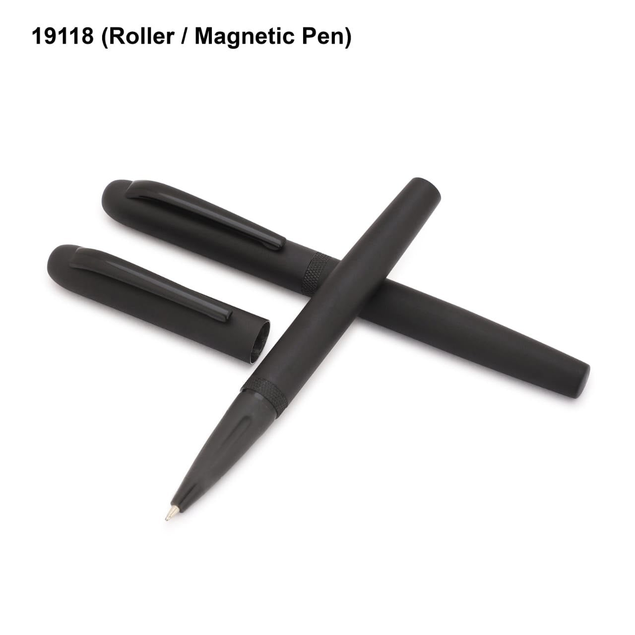 Black magnetic pen