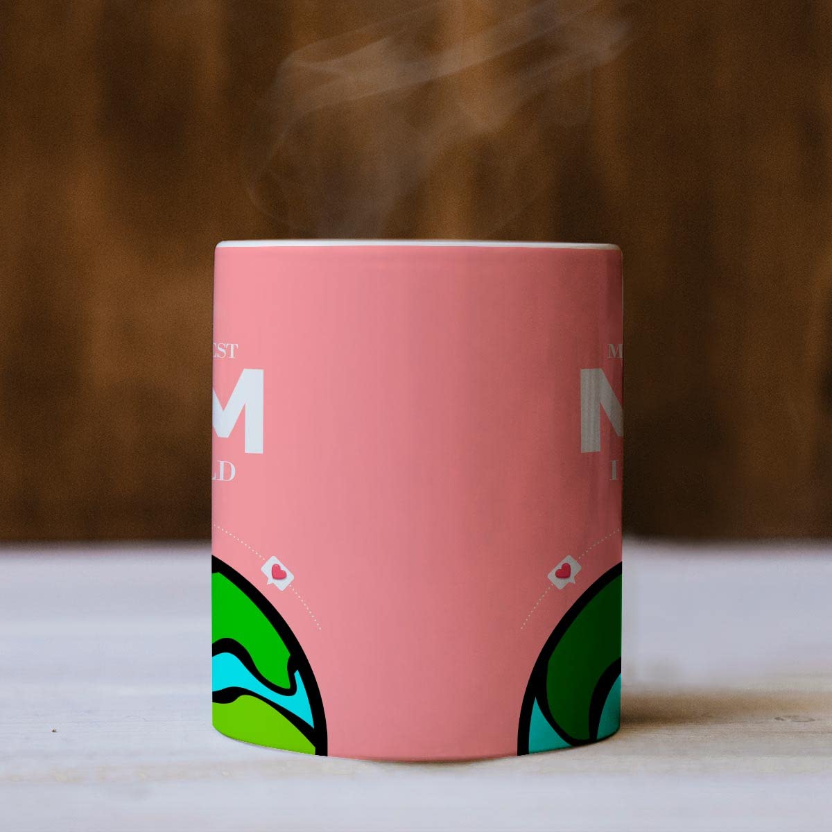 The Best Mom Ceramic Coffee Mug Gift For Mother’s Day, Birthday