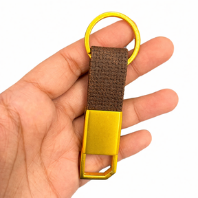 Brown & golden keychain
