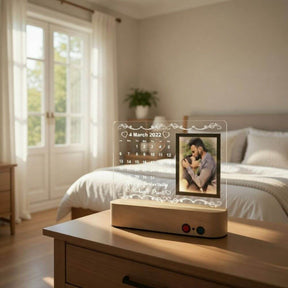 Wedding Anniversary Calendar Lamp with USB Charging