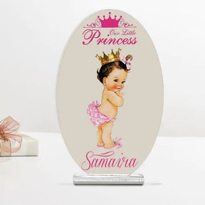Little Princess Personalised Acrylic Plaque