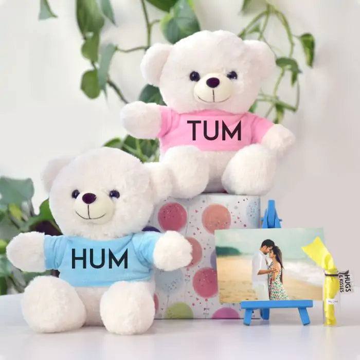 Hum Tum Teddy Love Hamper - Personalised-1
