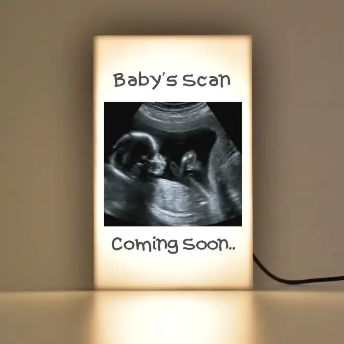 Baby's Scan Personalised Lamp-1