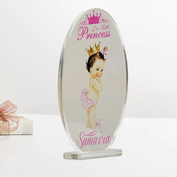 Little Princess Personalised Acrylic Plaque