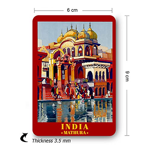 Mathura Travel Souvenir Fridge Magnet