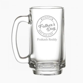 Personalised Fathers Day Beer Mug