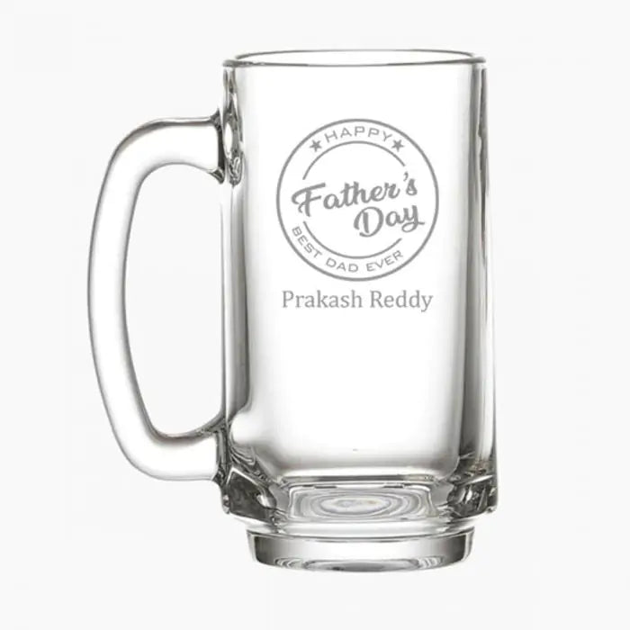 Personalised Fathers Day Beer Mug-2