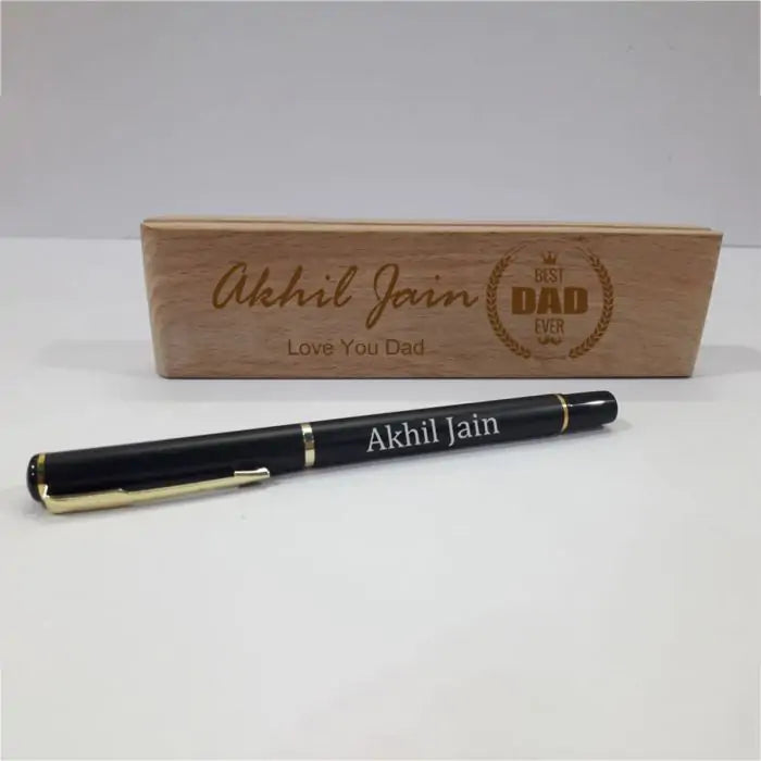 Personalised Engraved Foldable Pen Box-2