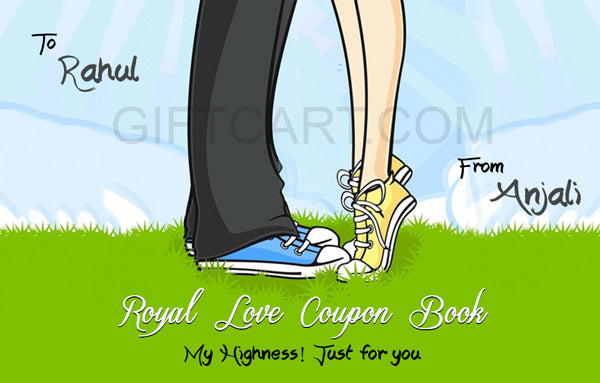 Royal Love Coupon Book For Him