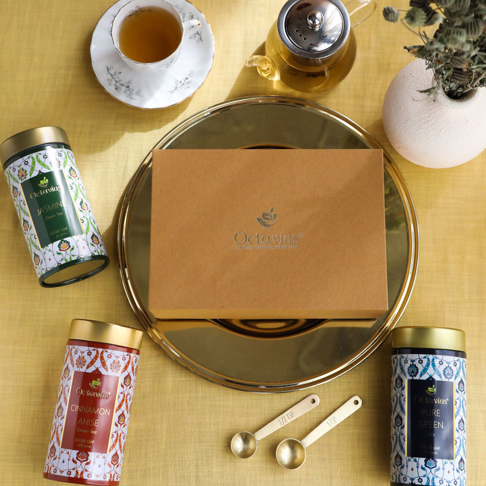 Octavius Tea Collection| Workout Buddies Range - 3 Tins Packed In An Exclusive Gift box