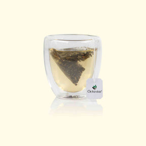 Octavius Mint Green Tea Whole Leaf - 20 Pyramid Tea Bags-6