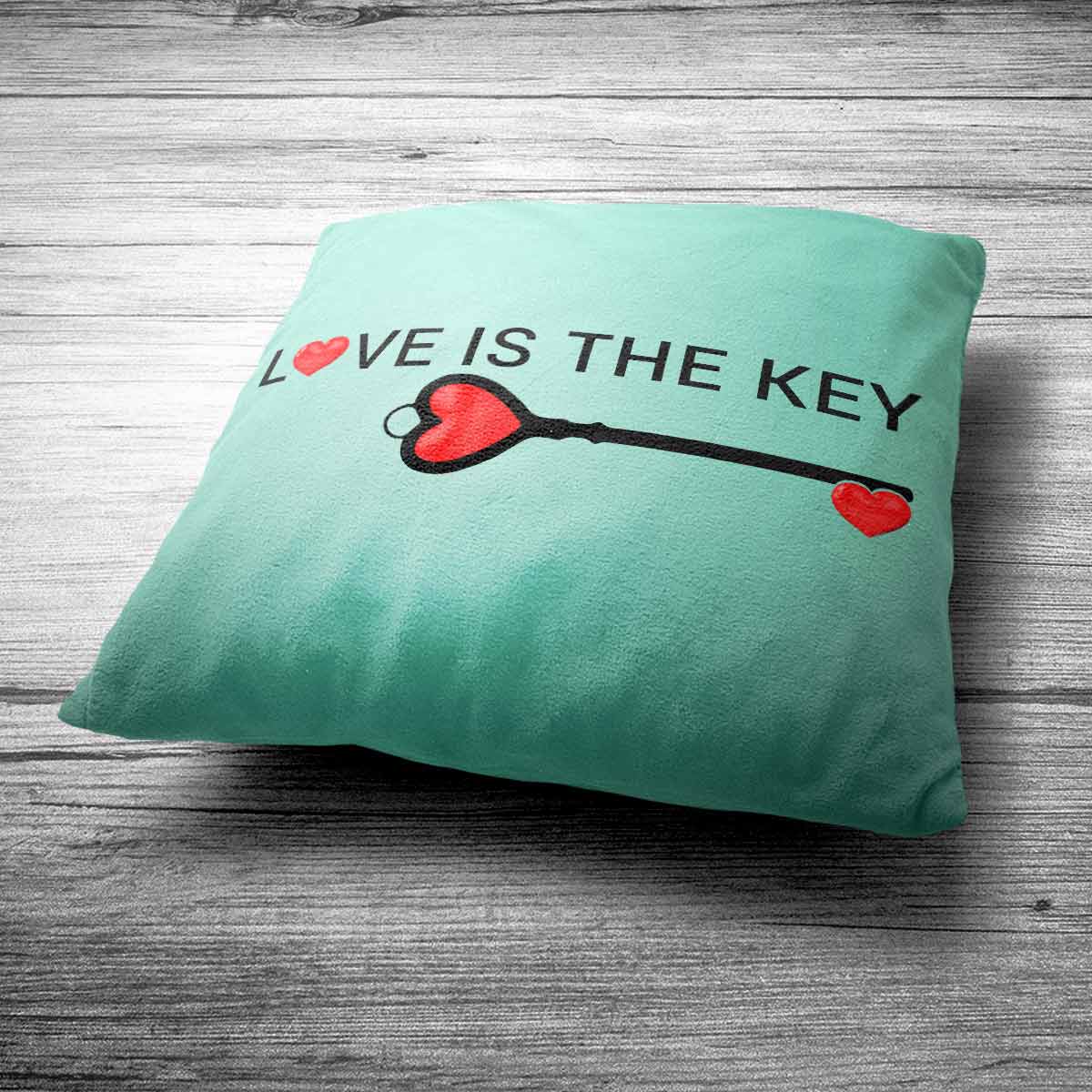 Love is the Key Cushion
