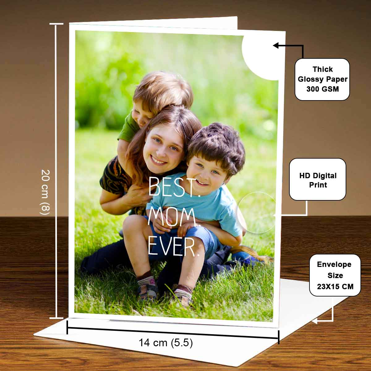 Personalised Best Greeting Card for Mom-5