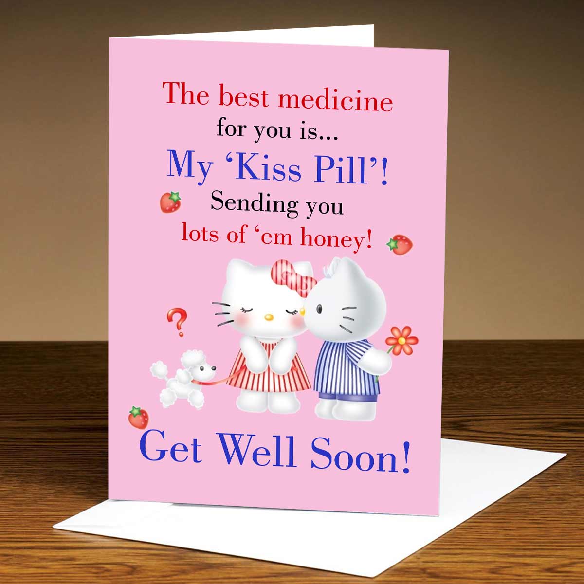 Personalised Best Medicine - Kiss Pill Card-1