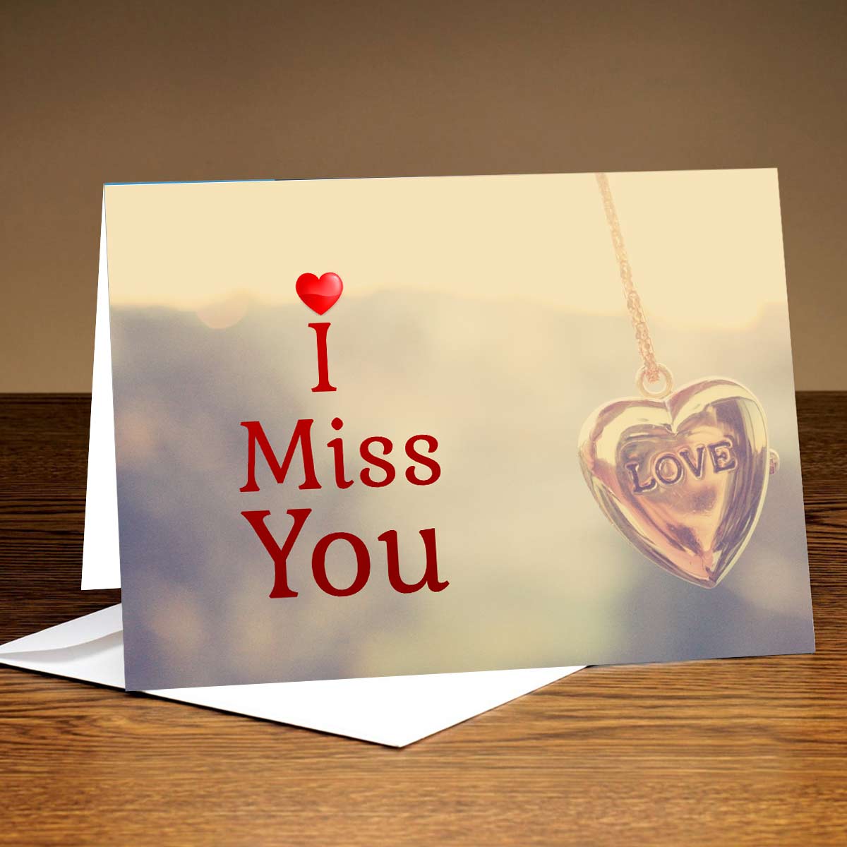 Personalised Simply Because - I Miss You Card-1