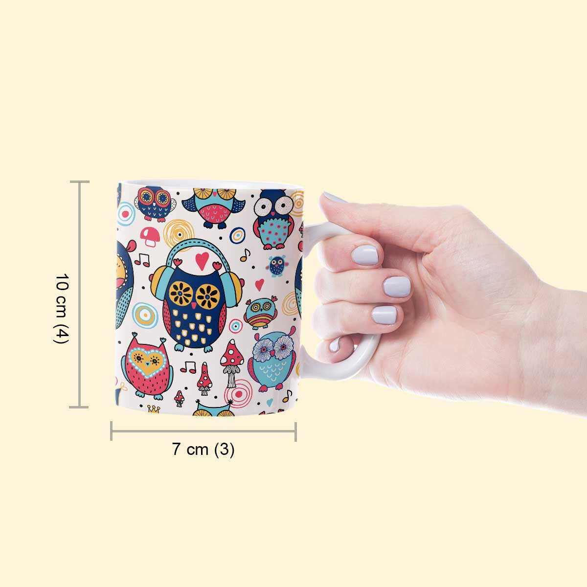 Owl Love Ceramic Mug-5