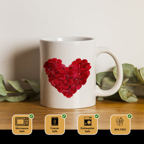 Floral Heart Ceramic Mug-3