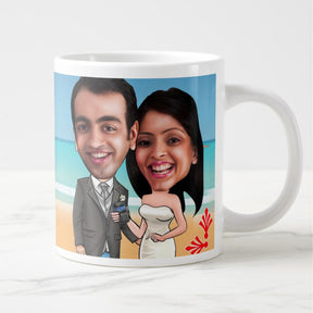 Personalised Our House Caricature Mug