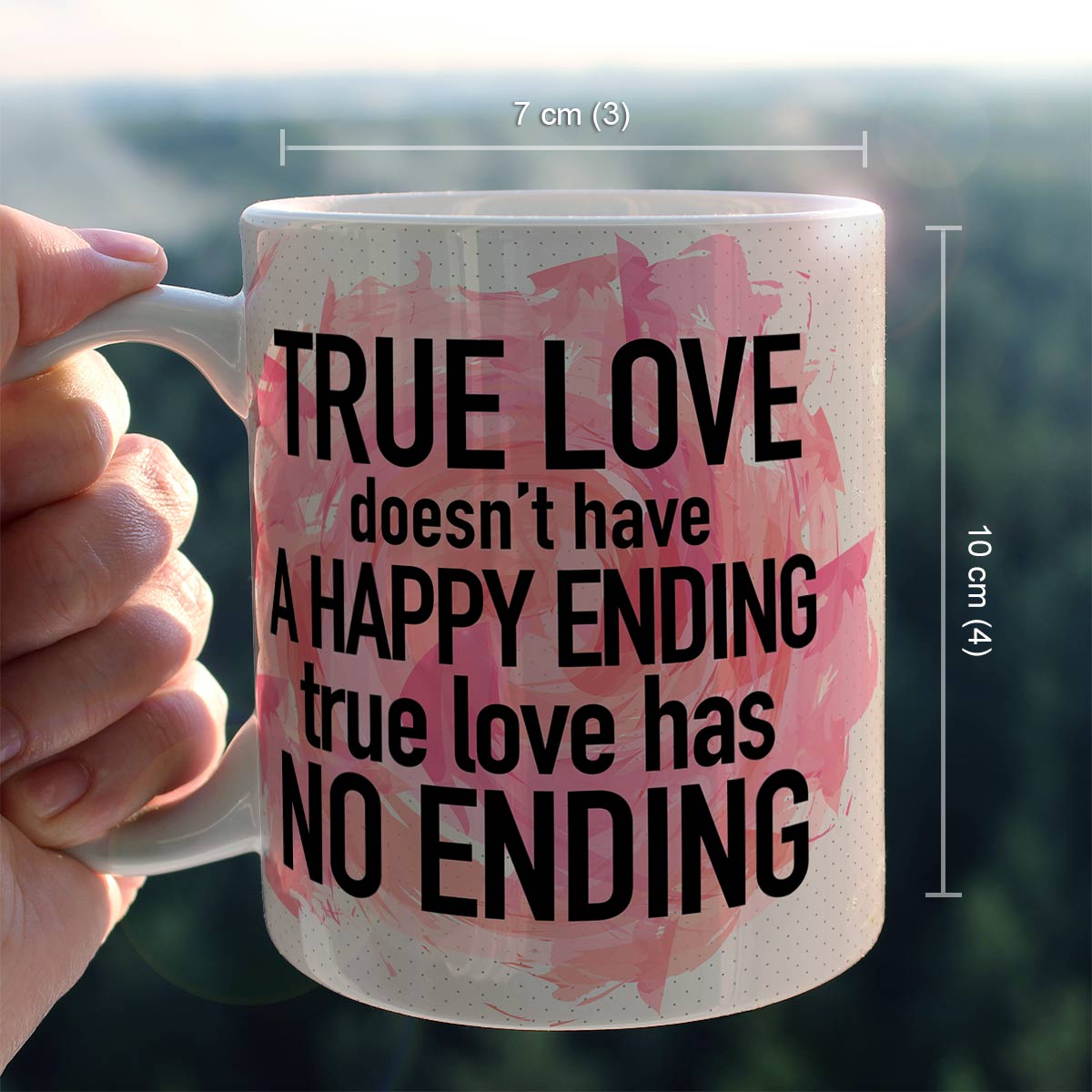 True Love Ceramic Couple Coffee Mug Gift for Valentine's Day-6