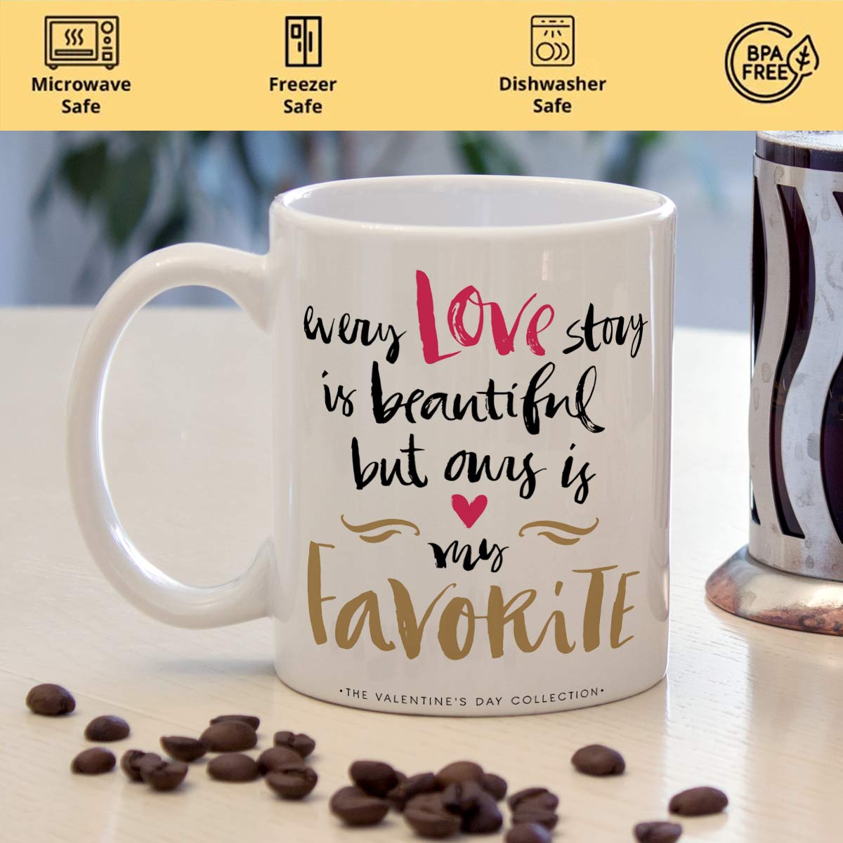 Favourite Love Story Ceramic Mug