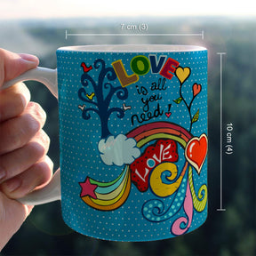 Love Is All You Need Ceramic Mug-4