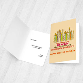 Personalised Forgot Your Birthday Card