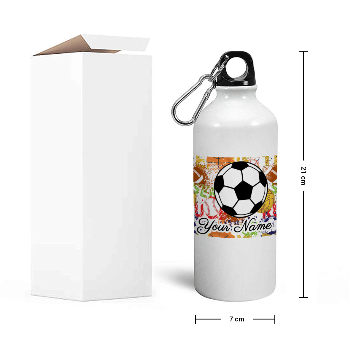 Personalised Football Sipper Bottle