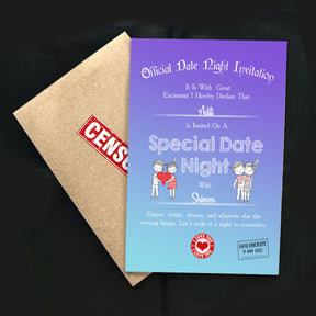 Personalised Date Invite
