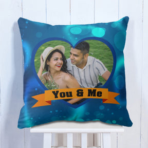 Personalised You & Me Cushion for Couples