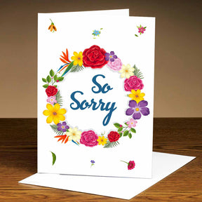 Personalised So Sorry Greeting Card