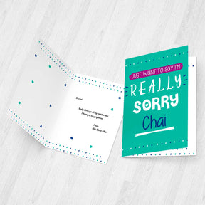 Personalised Truly Sorry Greeting Card-3