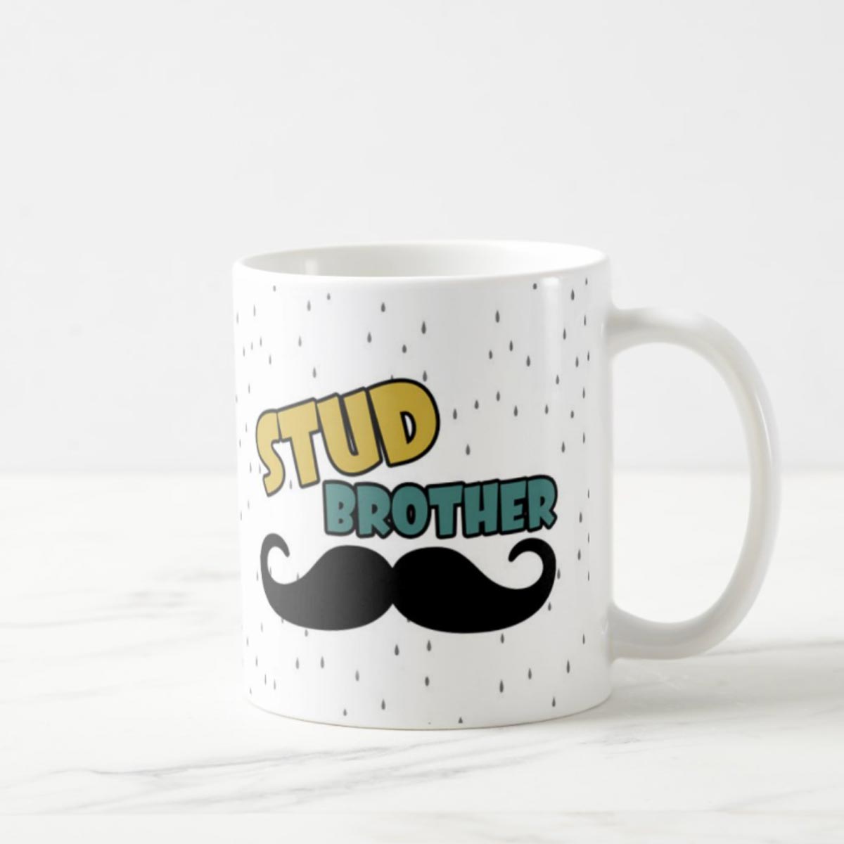 Moustache Stud Brother Coffee Mug