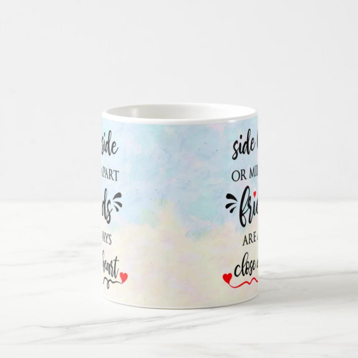 Friends are Always Close at Heart Coffee Mug-5