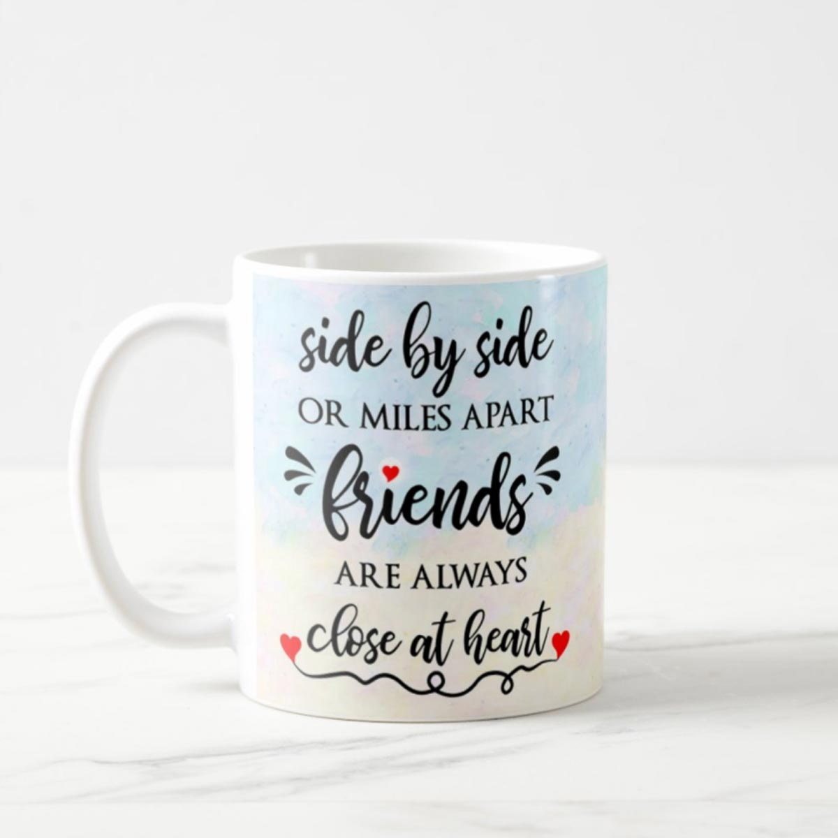 Friends are Always Close at Heart Coffee Mug-4