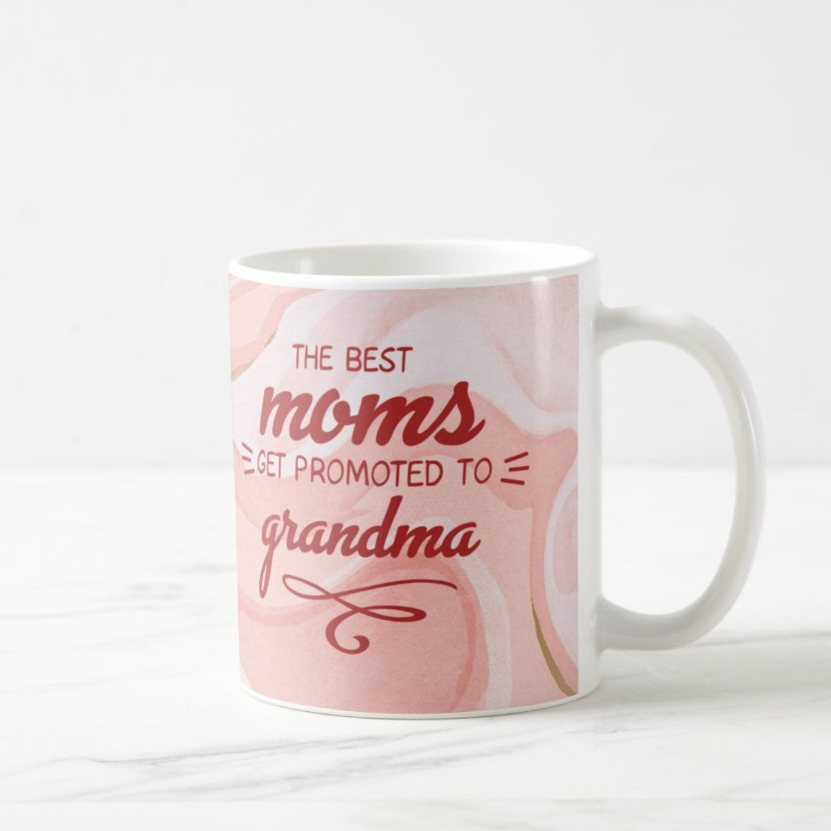 The Best Mom gets Promoted to Grandmaa Coffee Mug-4