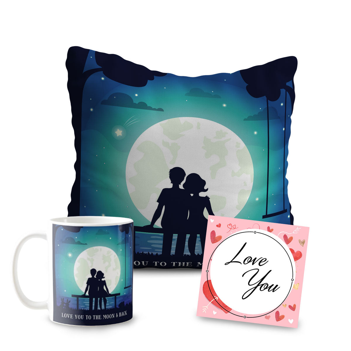 Love you to the Moon and Back 3 Piece Gift Hamper-1