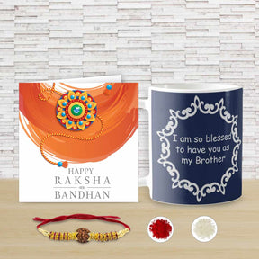 I am blessed to have you as Brother Rakhi Hamper