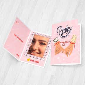 Pinky Promise Mirror Card