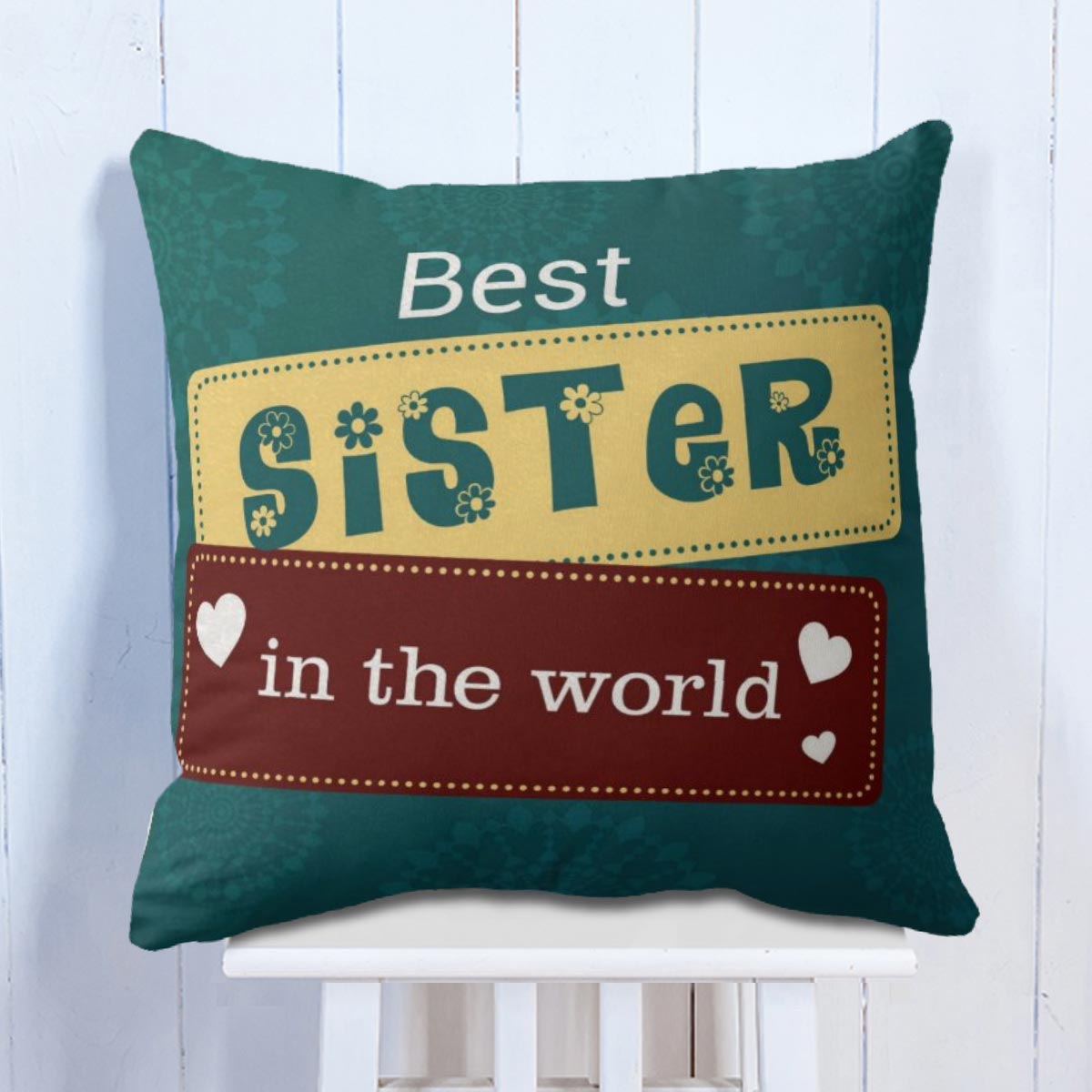 Best Sister in the World Cushion