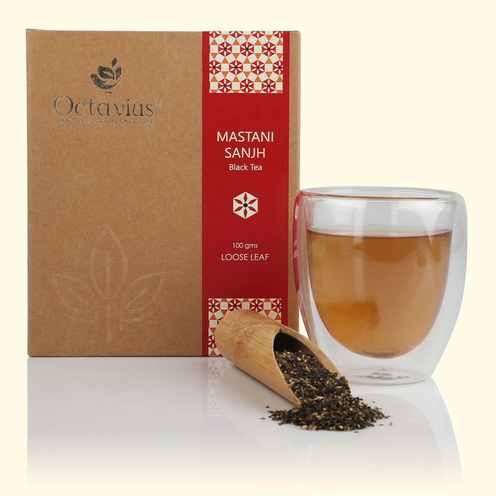 Mastani Sanjh Chai Black Tea Loose Leaf in Kraft Box - 100 Gms-1