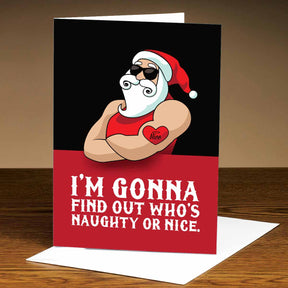 Naughty or Nice Christmas Card