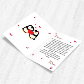 Personalised You're my Penguin Card-2