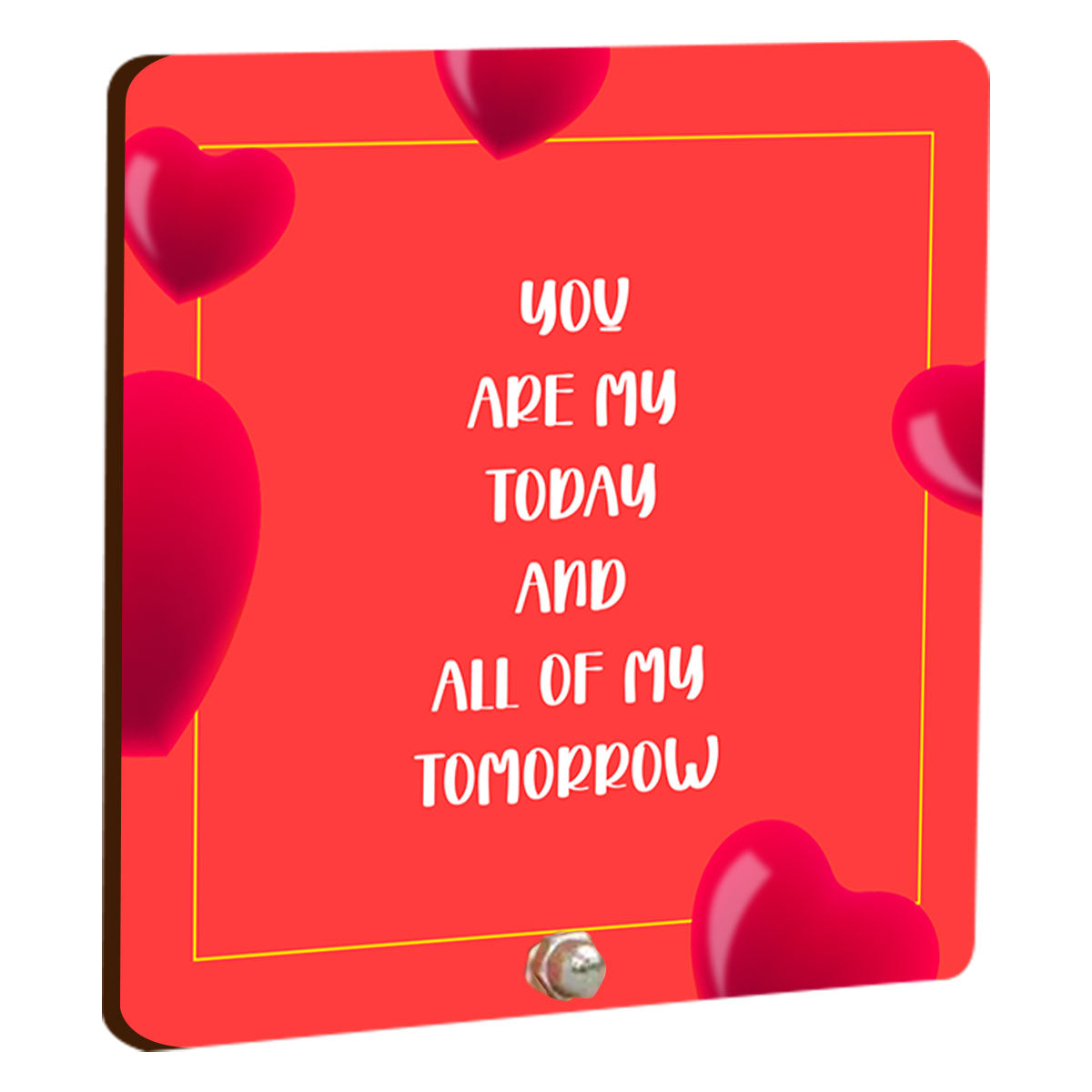 You are My Fav Today and Tomorrow Keepsake with Cadbury Almond Treat Gift Hamper
